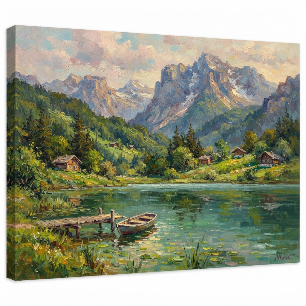 Artwork from the Serene Mountain Haven Energy Card