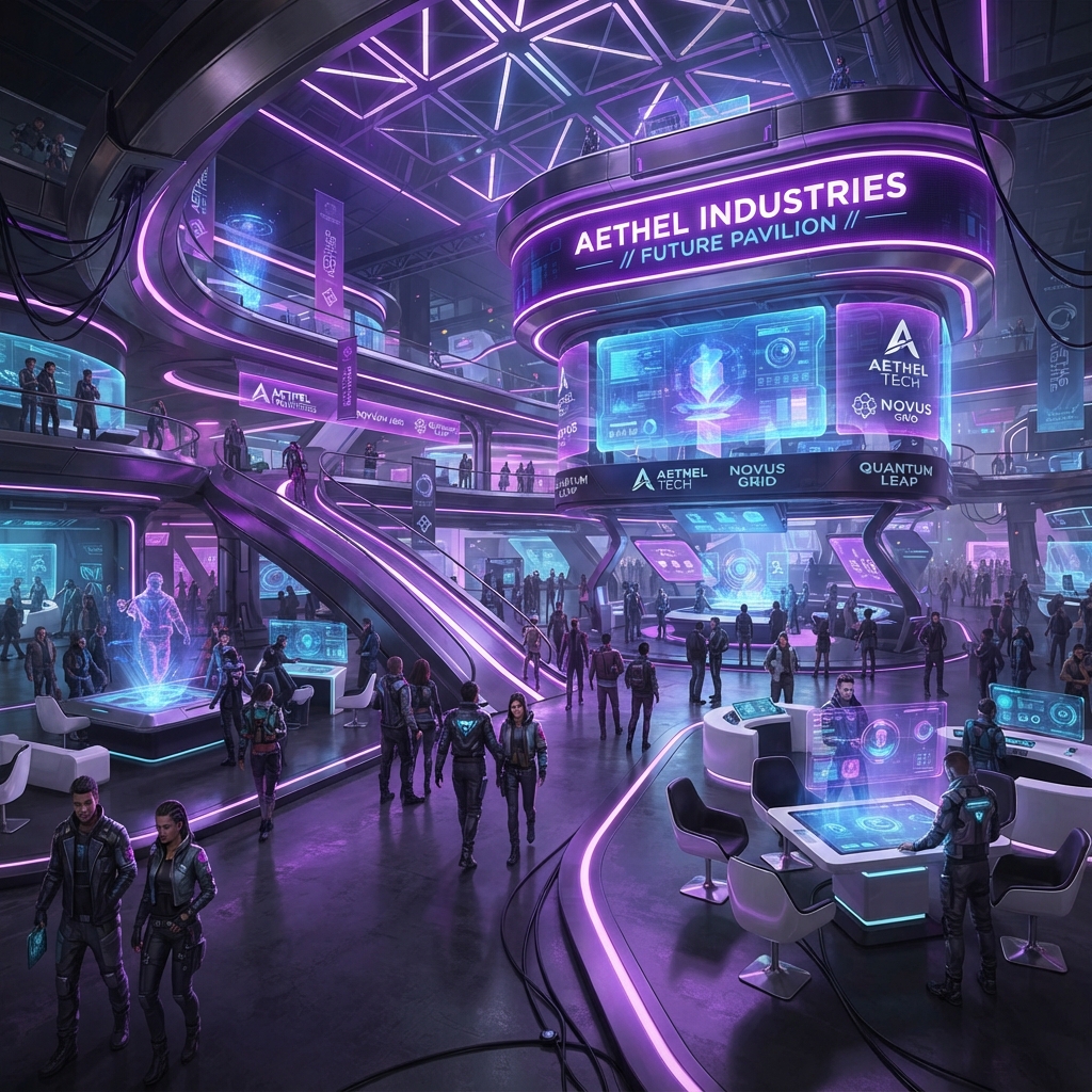 Energy Card artwork: Futuristic Tech Hub