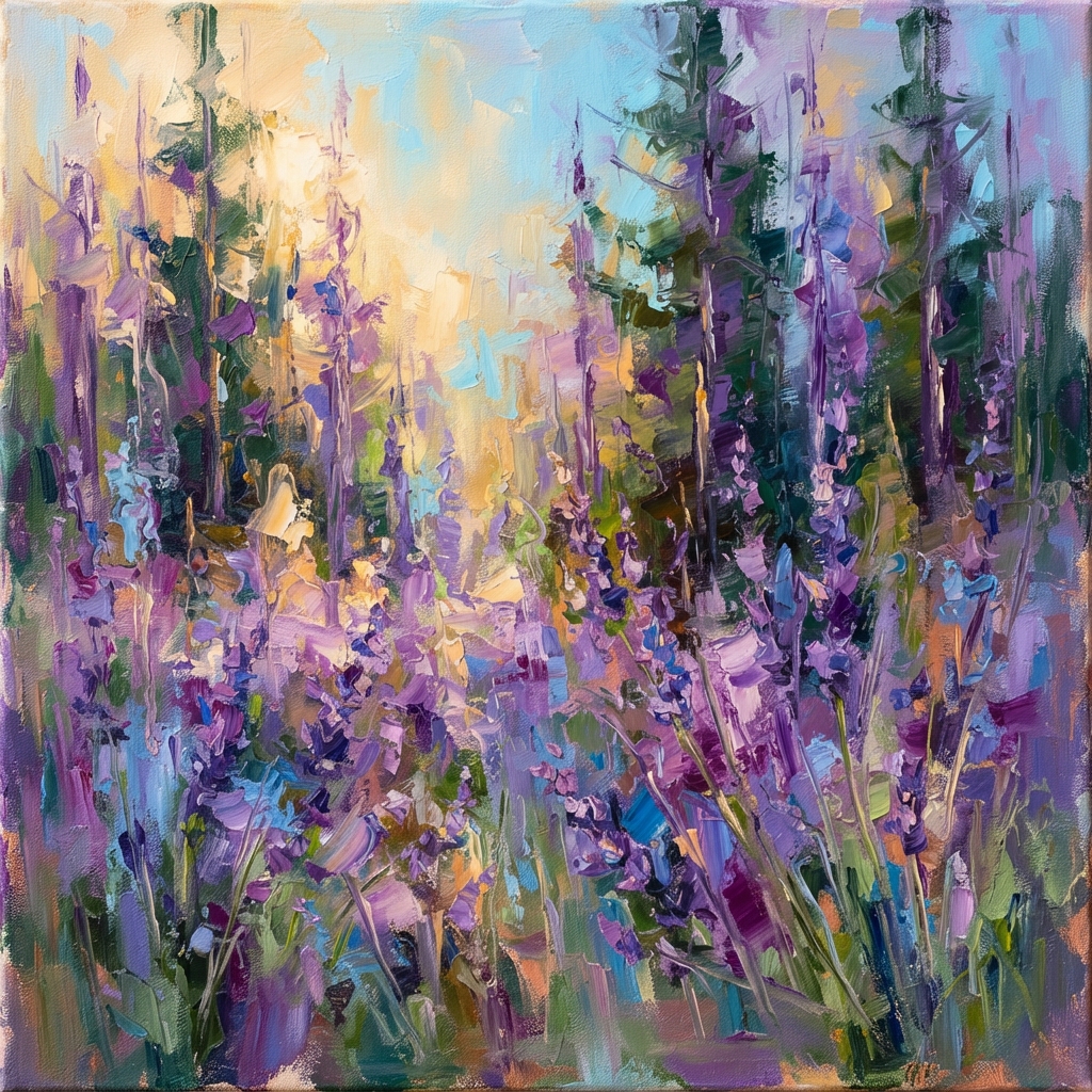 Artwork from the Serenity in Bloom Energy Card